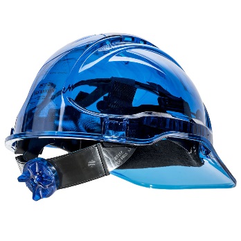 PV60 - Peak View Ratchet Hard Hat Vented Blue PV60 - Peak View Ratchet Hard Hat Vented Blue